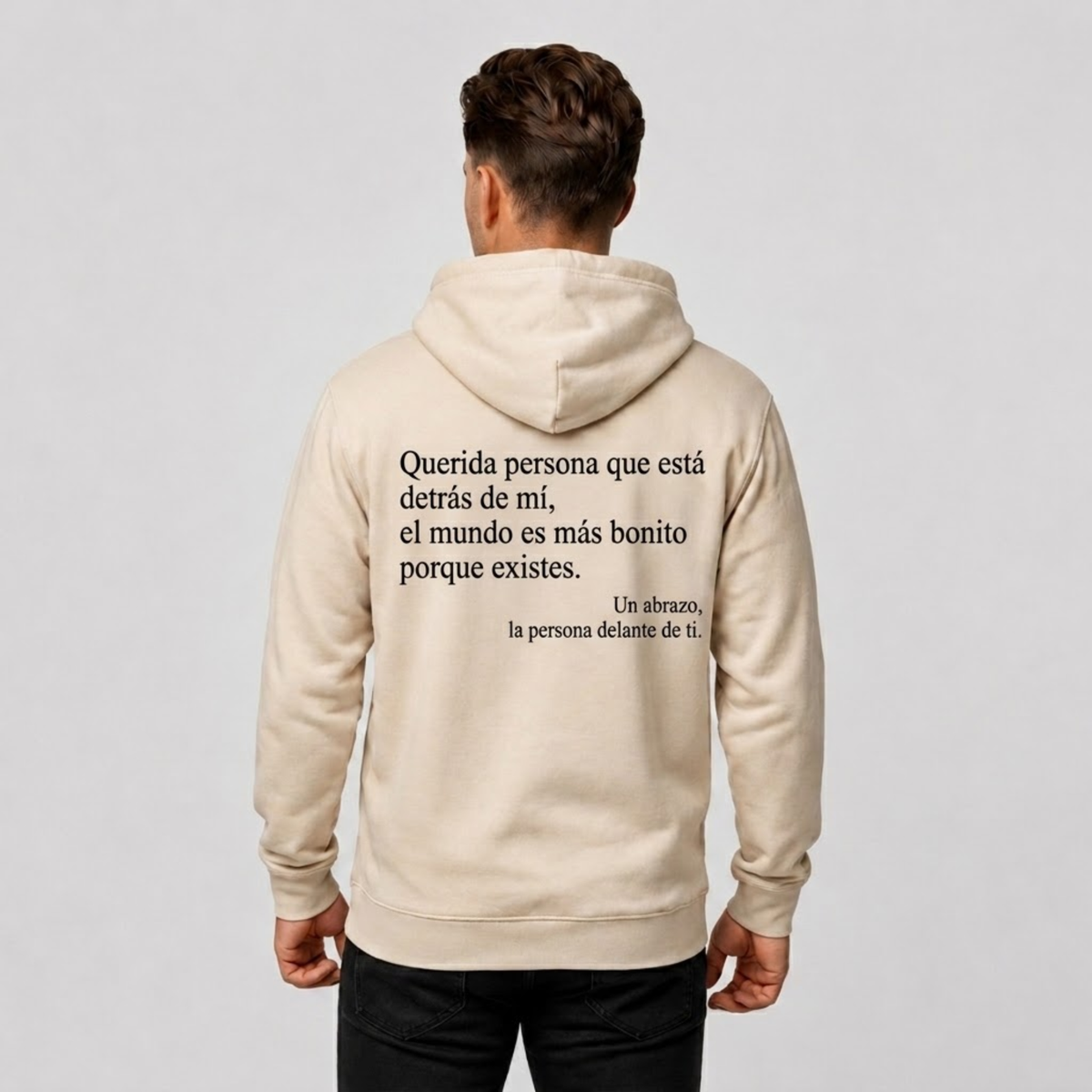 Sudadera con cremallera «Eres Suficiente»