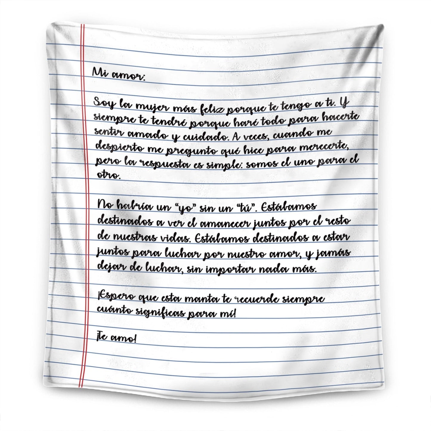 Manta Personalizada con Carta Manuscrita™