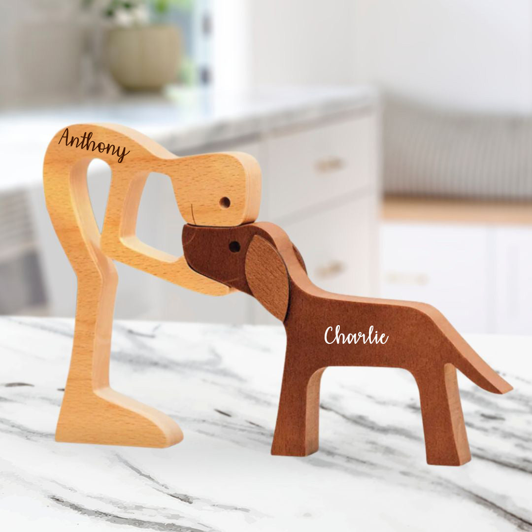 Esculturas De Madera De Mascotas Personalizadas
