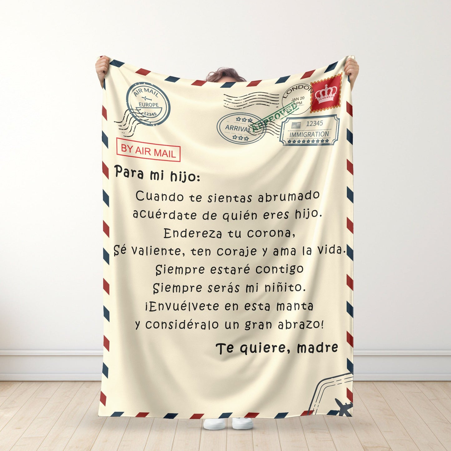 PARA MI HIJA / PARA MI HIJO - MANTA PREMIUM PERSONALIZADA™