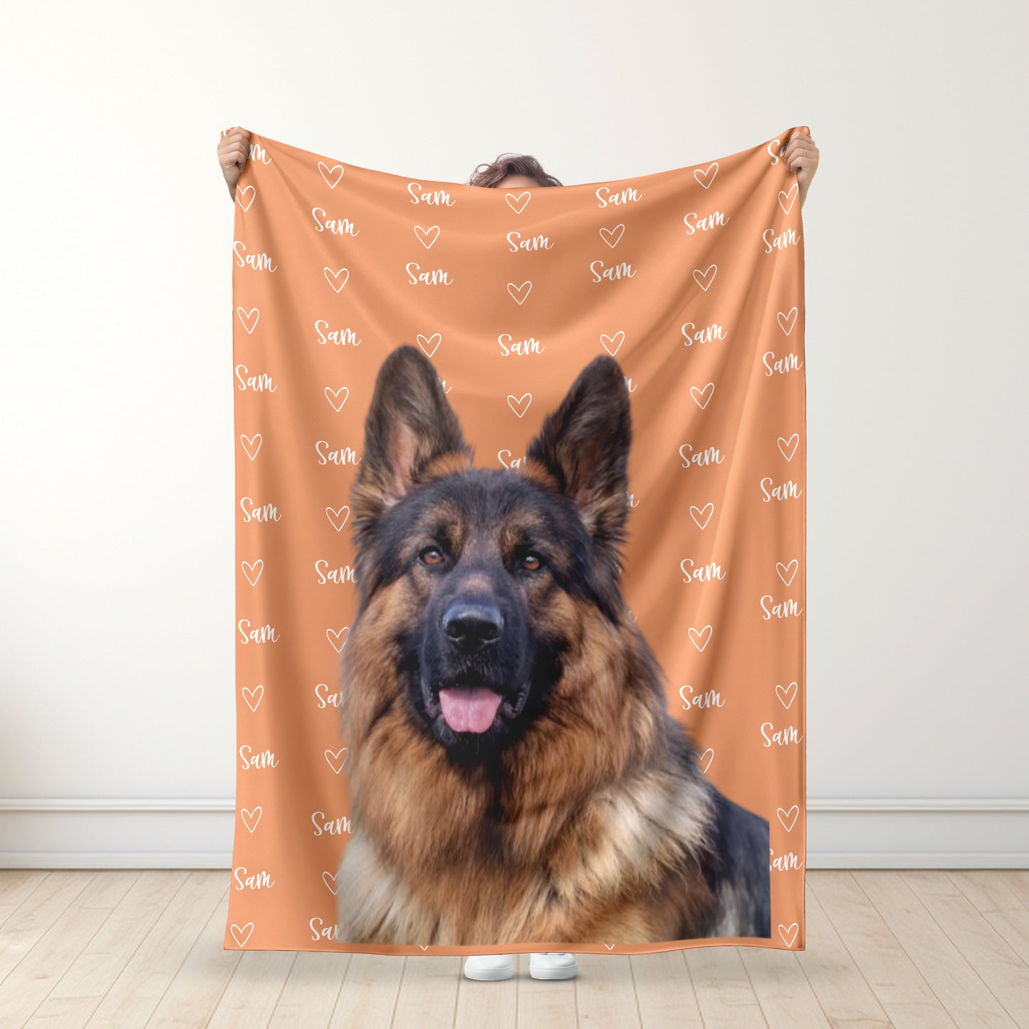 Manta Personalizada con Nombre y Foto - Regalo para Dueños de Mascotas - Manta Personalizada
