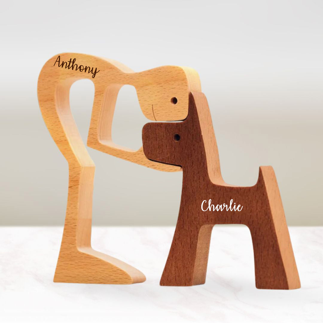 Esculturas De Madera De Mascotas Personalizadas