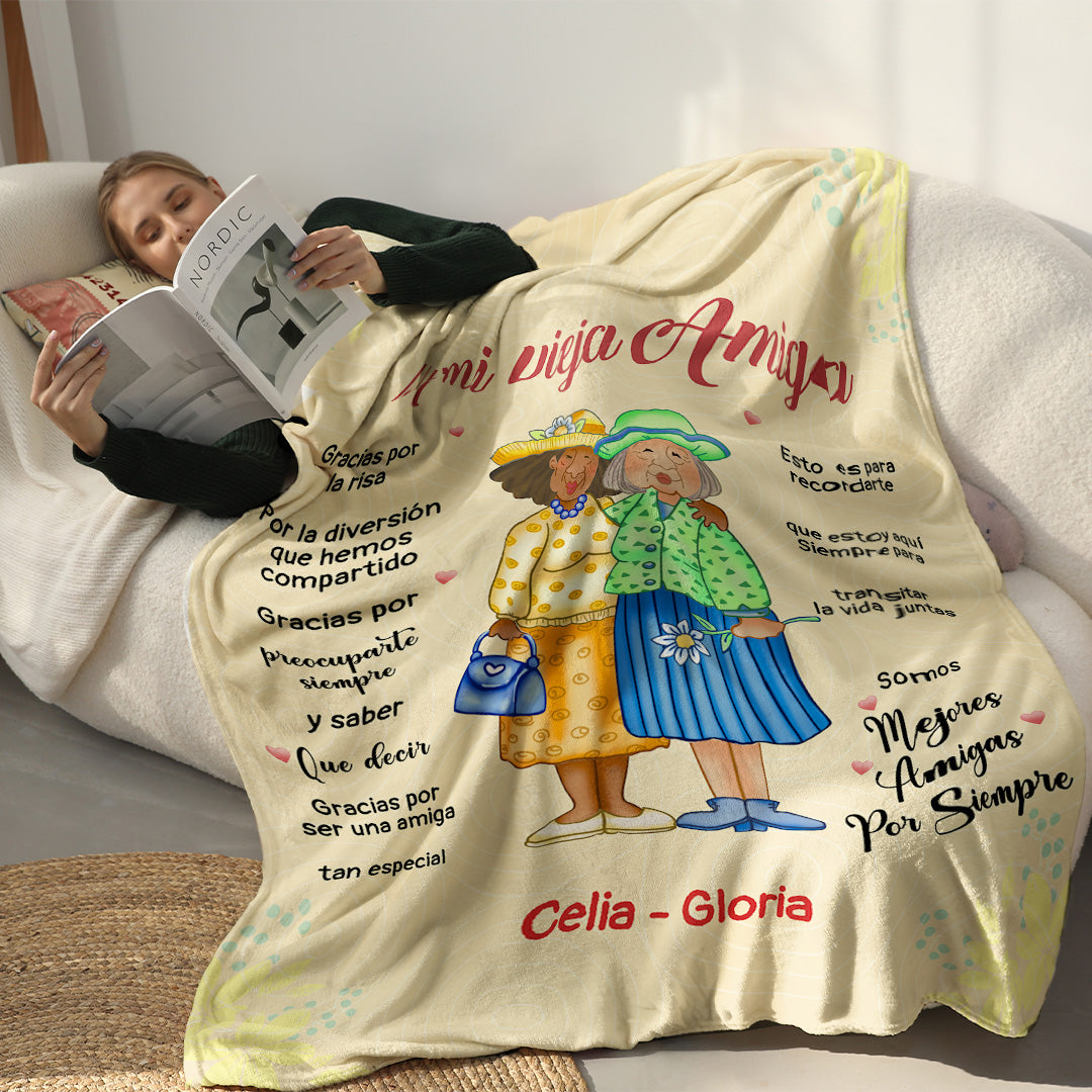 A mi vieja amiga - Manta Premium Personalizada™