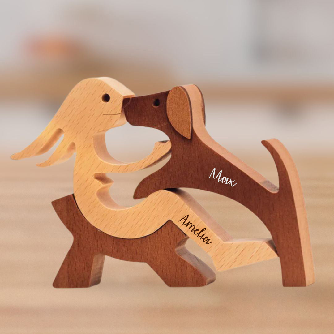 Esculturas De Madera De Mascotas Personalizadas