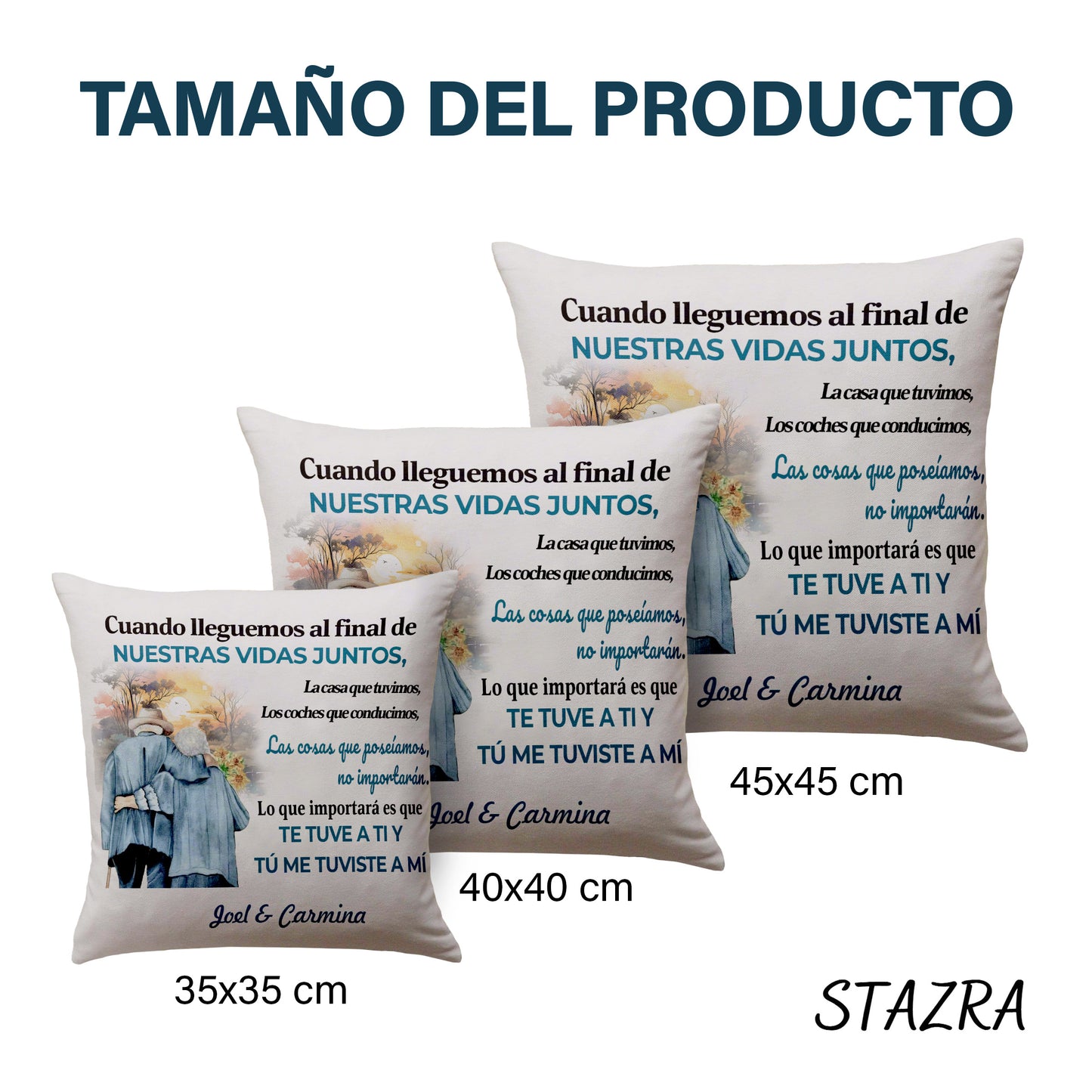 Lo Que Importa Es Que Te Tuve A Ti Y Tú Me Tuviste A Mí - Almohada Personalizada - Ver 1