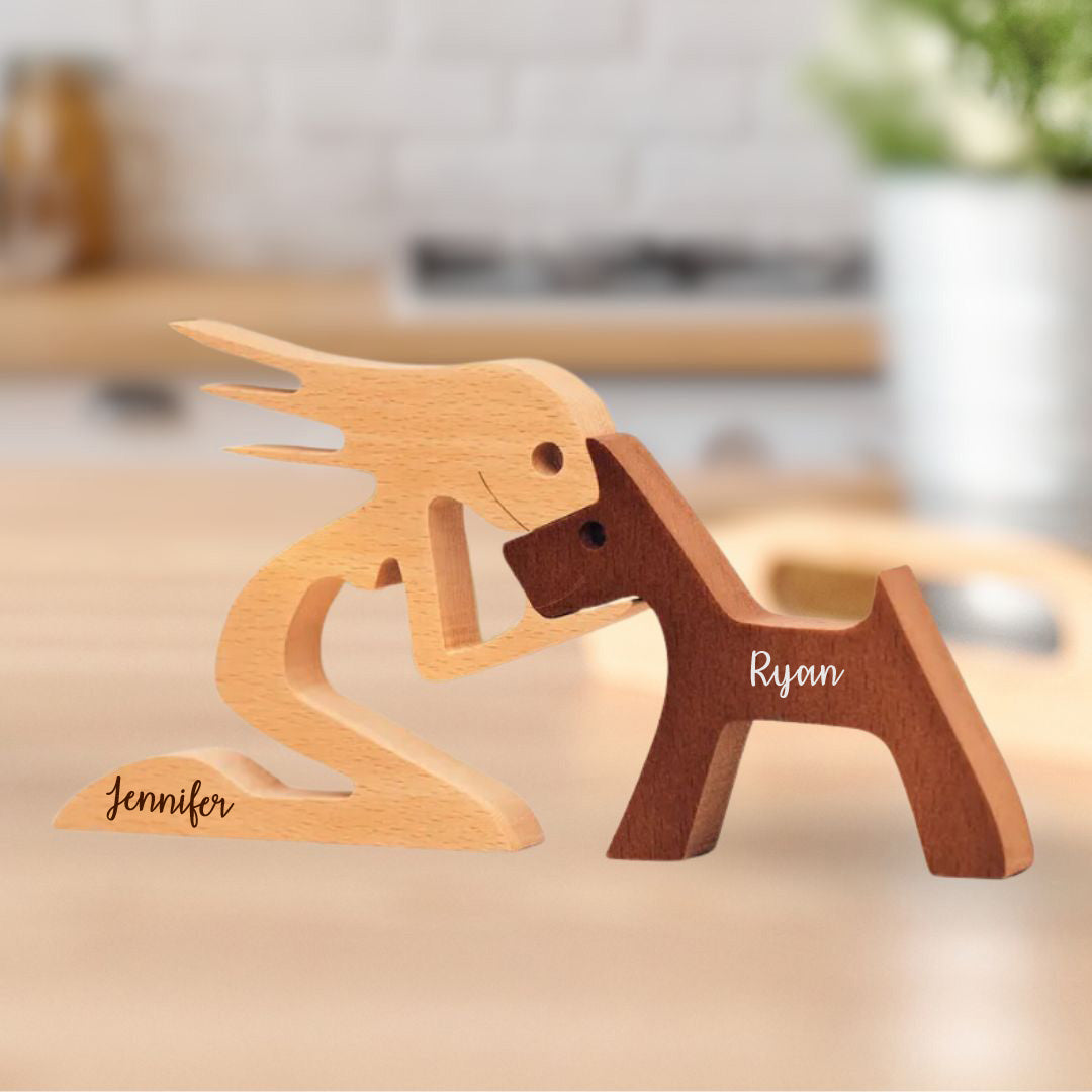 Esculturas De Madera De Mascotas Personalizadas