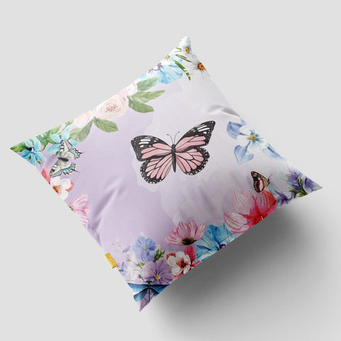 Funda de almohada de mariposa premium™