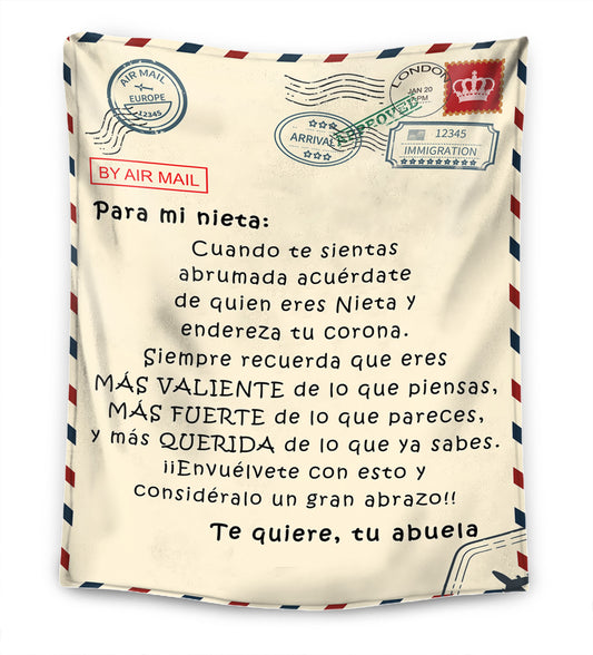 Abuela – Para mi Nieta / Para mi Nieto – Manta Premium™