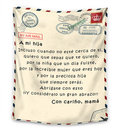 Madre – Para mi hija / Para mi Hijo – Manta Premium™ Ver. 2