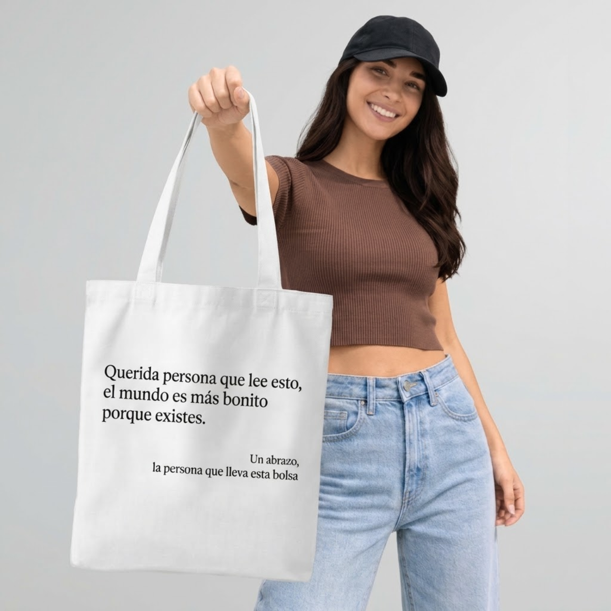 Bolsa tote  «Eres Suficiente»