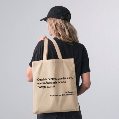Bolsa tote  «Eres Suficiente»