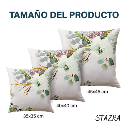 Funda de almohada floral premium™