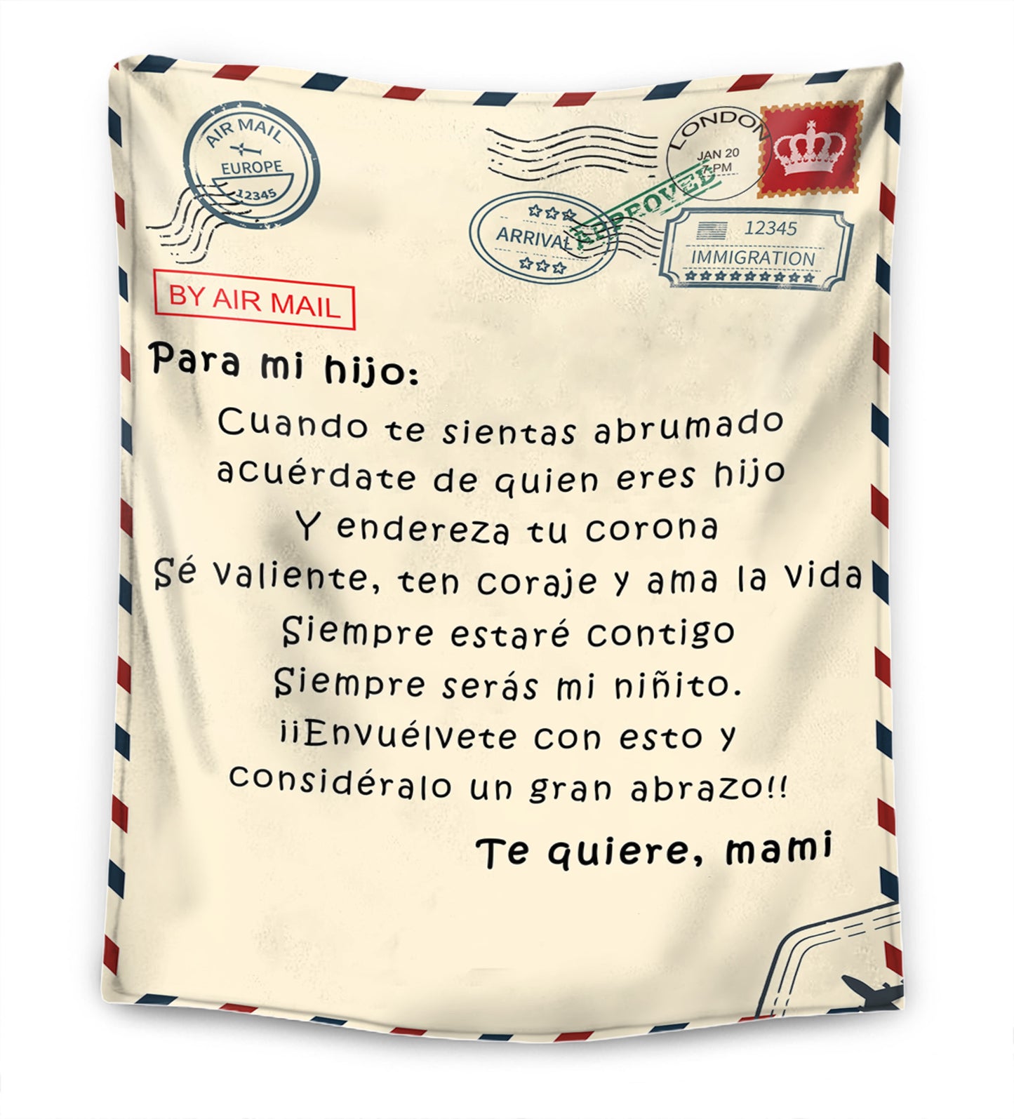 Madre – Para mi hija / Para mi Hijo – Manta Premium™