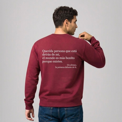 Sudadera sin capucha «Eres Suficiente»